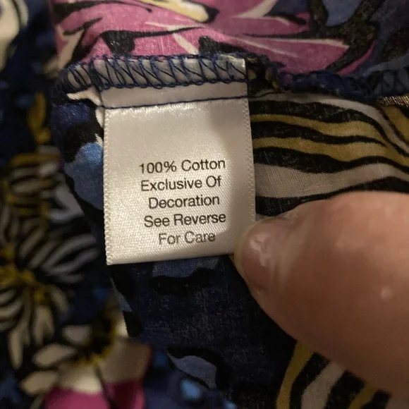 Vera Bradley African Violet Floral 2 Piece Pajamas - Loungewear In XS NWOT - Picture 14 of 15